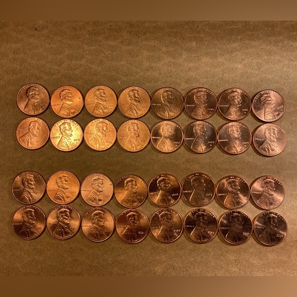🟠 All 32 Lincoln Shield Pennies 2010-2025 both D & P Mints - Excellent & Bonus - Picture 12 of 16